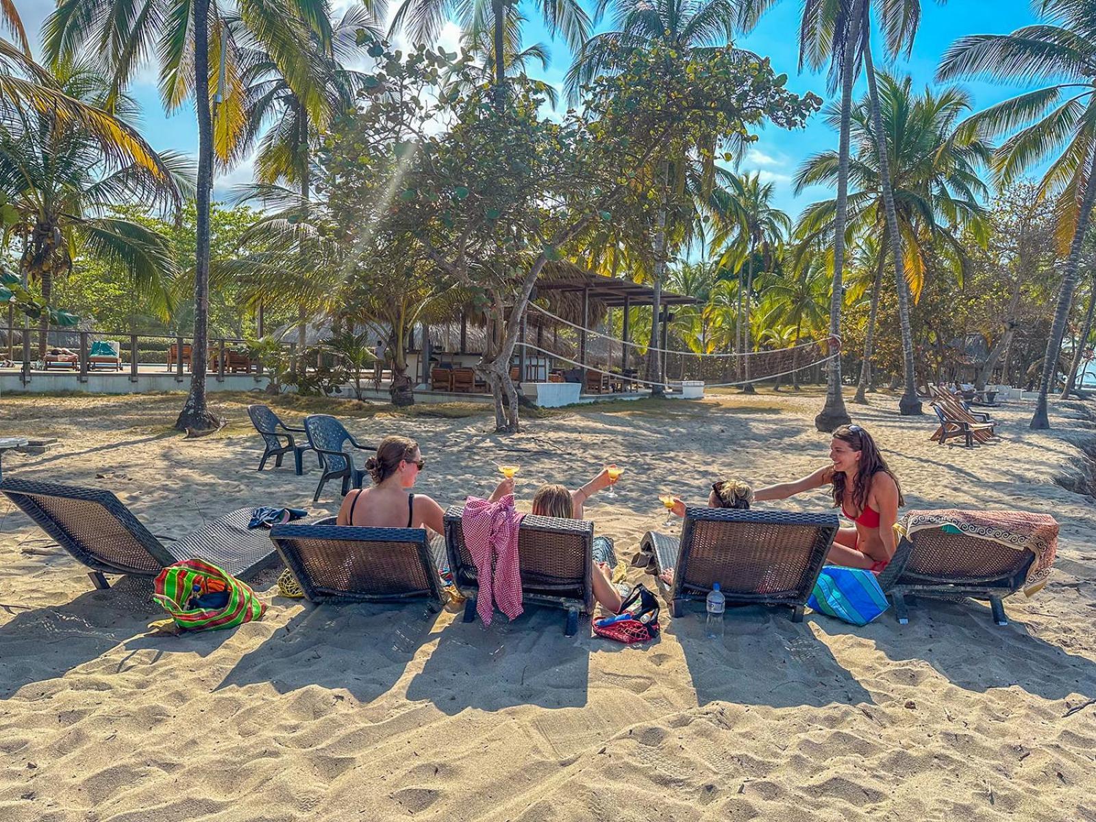 Huku Beach Hostel Palomino Bagian luar foto