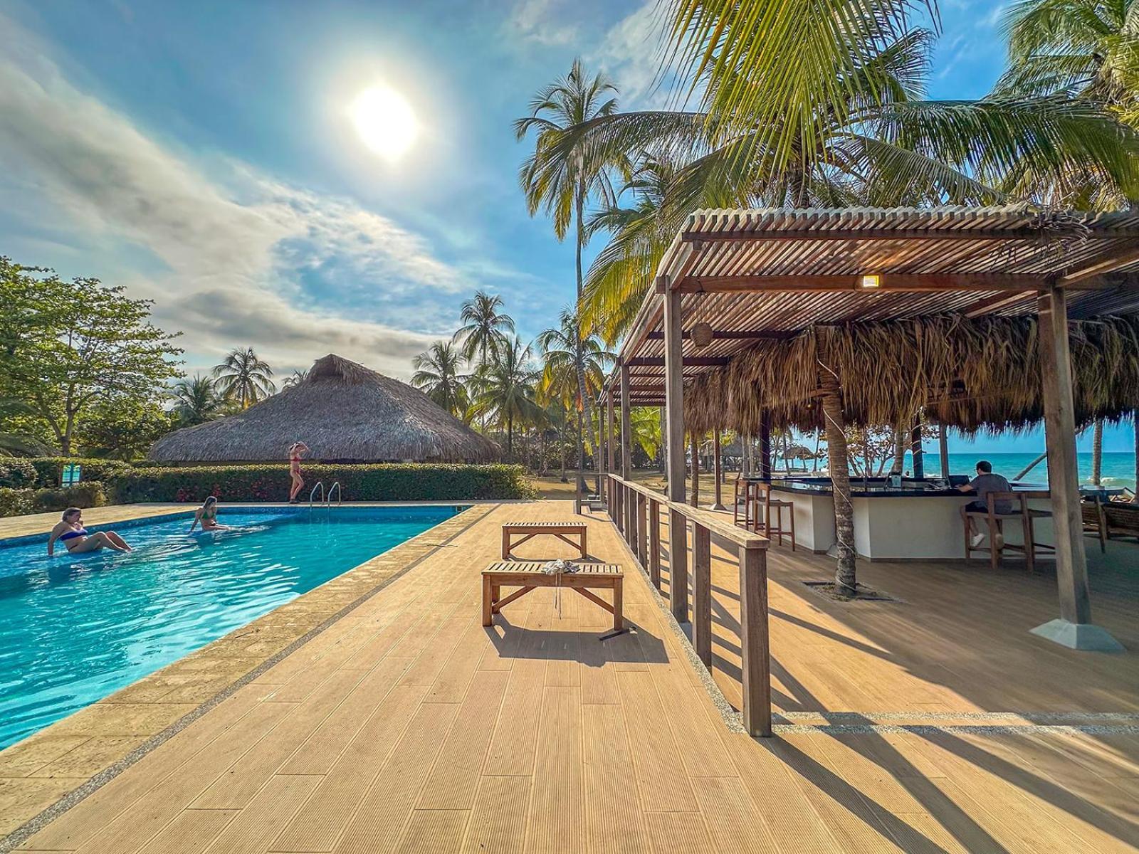 Huku Beach Hostel Palomino Bagian luar foto